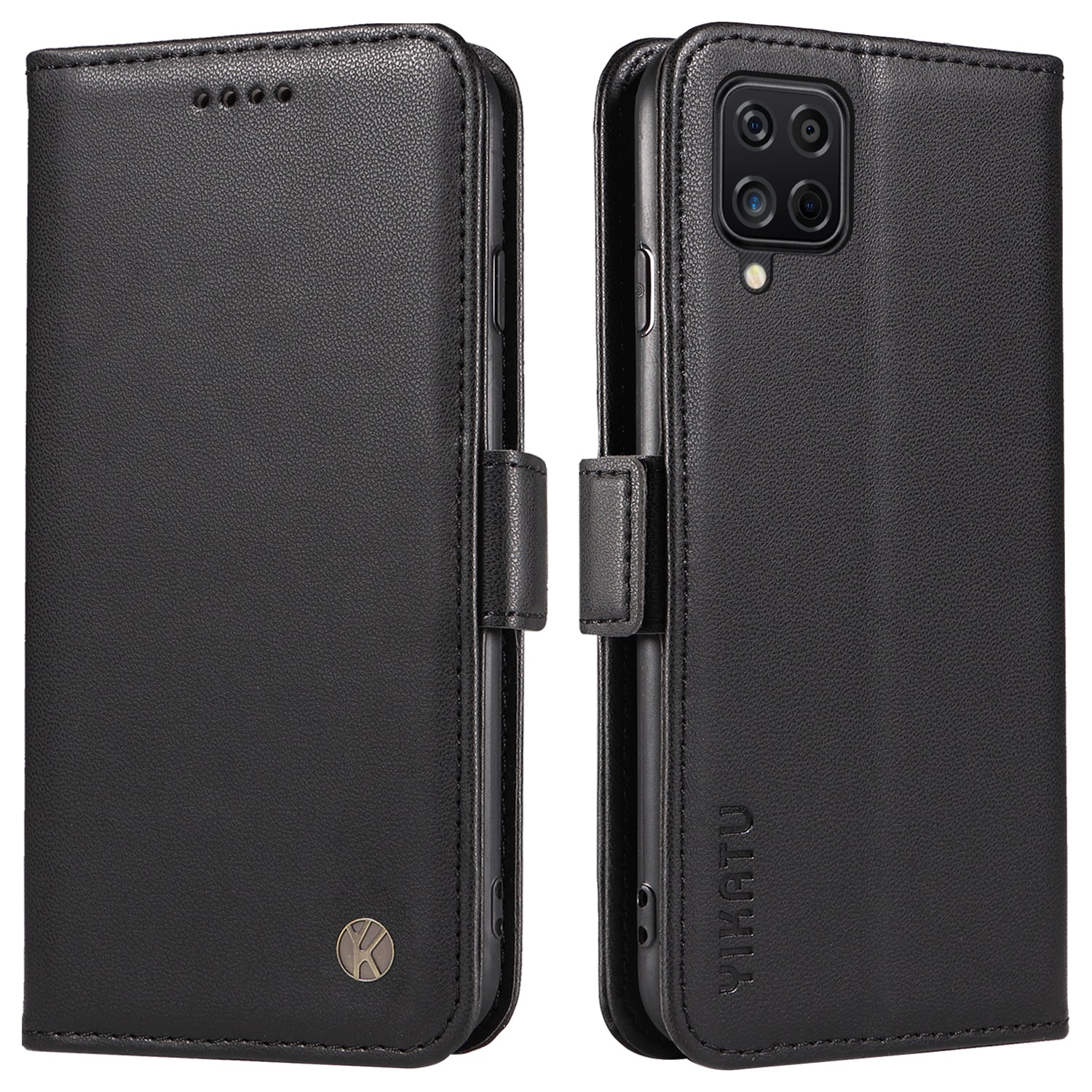 YIKATU YK-003 For Samsung Galaxy A12 Anti-Scratch PU Leather Wallet Phone Case Stand Magnetic Phone Shell Cover YIKATU YK-003 For Samsung Galaxy A12 Anti-Scratch PU Leather Wallet Phone Case Stand Magnetic Phone Shell Cover